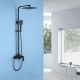 Душевая стойка ABBER Wasserfall AF8616BL чёрный матовый