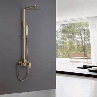 Душевая стойка ABBER Wasserfall AF8616GL золото матовое