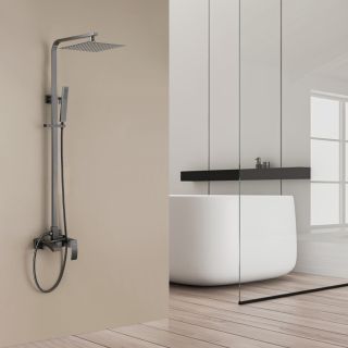 Душевая стойка ABBER Wasserfall AF8616NGL оружейная сталь