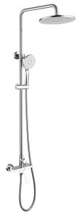 Душевая стойка ABBER Weiss Insel белый/хром AF8020W