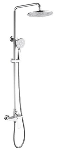 Душевая стойка ABBER Weiss Insel белый/хром AF8020W
