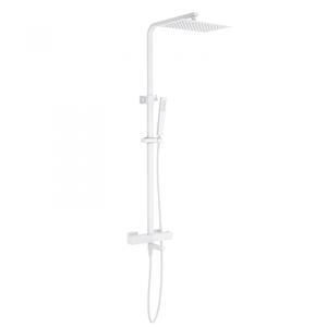 Душевая стойка Timo Tetra-Thermo SX-0169/16 с термостатом белый матовый