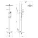 Душевая стойка Timo Tetra-Thermo SX-0169/16 с термостатом белый матовый