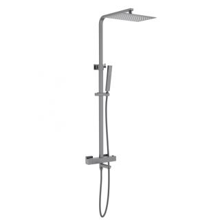 Душевая стойка Timo Tetra-Thermo SX-0169/18 с термостатом чёрное золото Душевая стойка Timo Tetra-Thermo SX-0169/18 с термостатом чёрное золото