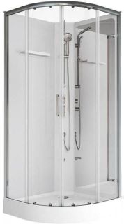 Душевая кабина Aquanet Passion R 3.0 348329 90x90 см профиль хром стекло прозрачное