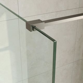 Душевая перегородка VagnerPlast VPSS110195EL1CH хром 110 см