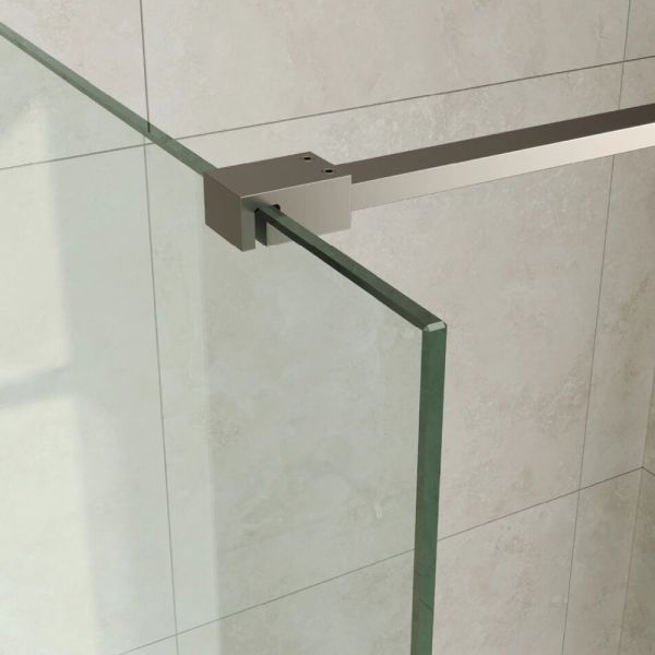 Душевая перегородка VagnerPlast VPSS80195EL1CH хром 80 см