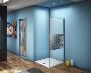 Боковая часть Good Door FANTASY SP-90-F-CH стекло прозрачное с зеркальным рисунком Фэнтази Боковая часть Good Door FANTASY SP-90-F-CH стекло прозрачное с зеркальным рисунком Фэнтази