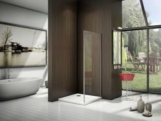 Боковая часть Good Door LATTE SP-90 -C-WE стекло прозрачное Боковая часть Good Door LATTE SP-90 -C-WE стекло прозрачное