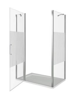 Боковая часть Good Door PANDORA SP-90-T-CH стекло прозрачное с рисунком Тростник Боковая часть Good Door PANDORA SP-90-T-CH стекло прозрачное с рисунком Тростник