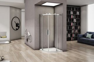 Душевой уголок Good Door Altair R-TD-100-C-CH стекло прозрачное Душевой уголок Good Door Altair R-TD-100-C-CH стекло прозрачное