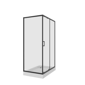Душевой уголок Niagara Nova NG-6812-08 BLACK 120x80 см