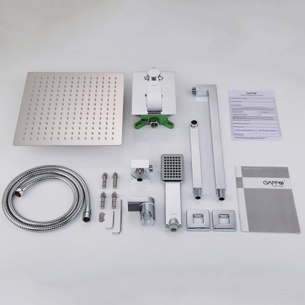 Душевой комплект Gappo G7102 хром