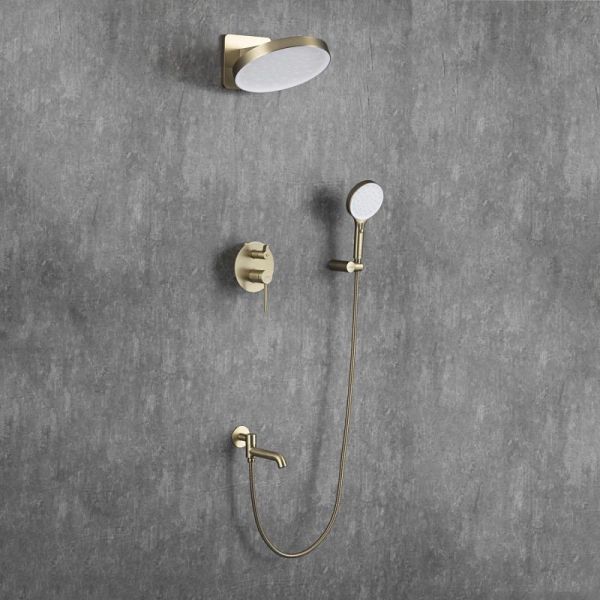 Душевой комплект Gappo G7106-3 золотой сатин
