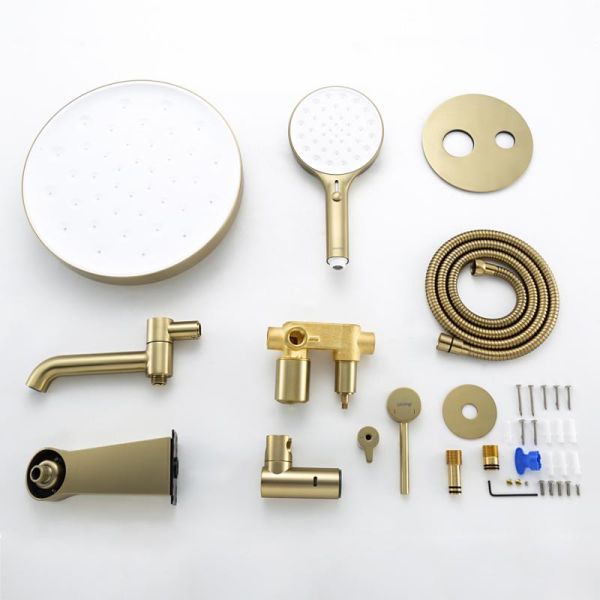 Душевой комплект Gappo G7106-3 золотой сатин