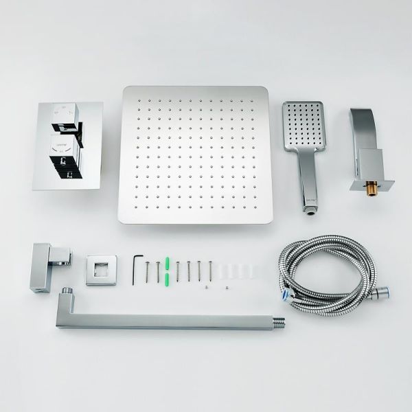 Душевой комплект с термостатом Gappo G7107-4 хром