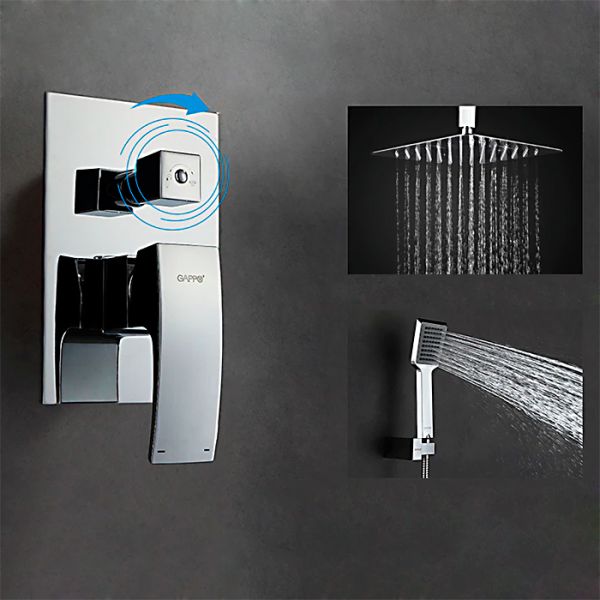 Душевой комплект Gappo G7107 хром