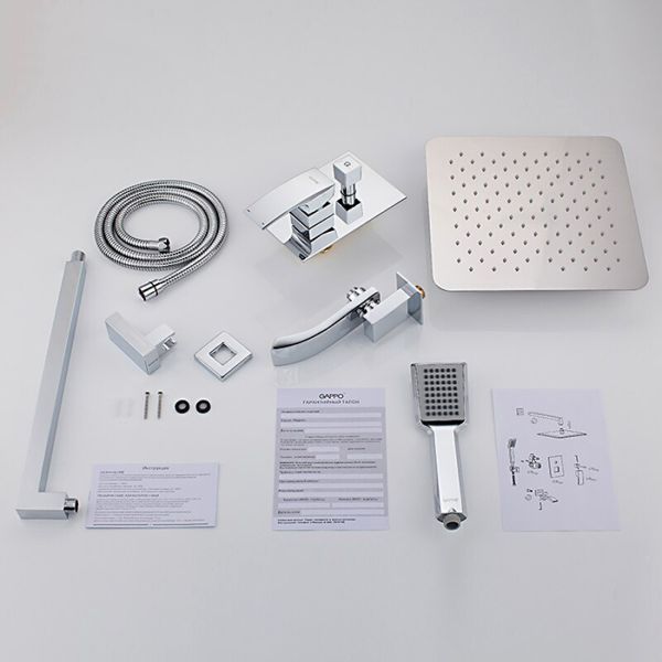 Душевой комплект Gappo G7107 хром