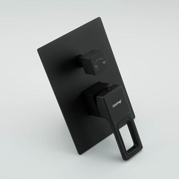 Душевой комплект Gappo G7117-6 чёрный