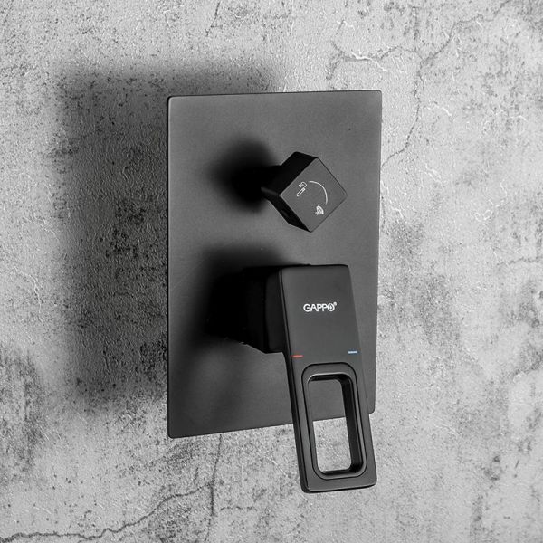 Душевой комплект Gappo G7117-6 чёрный