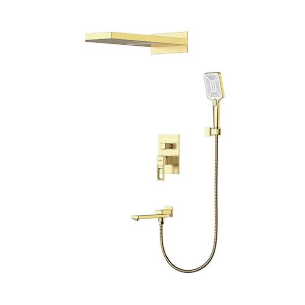 Душевой комплект Gappo G7117-73 золотой сатин