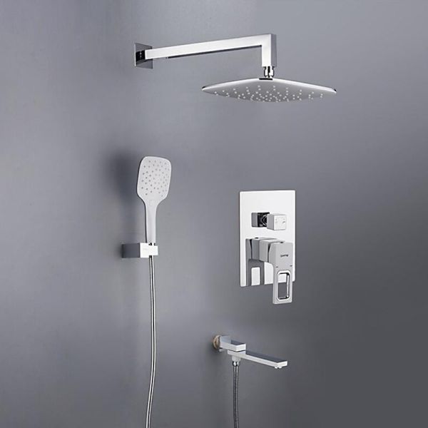 Душевой комплект Gappo G7117-8 белый/хром