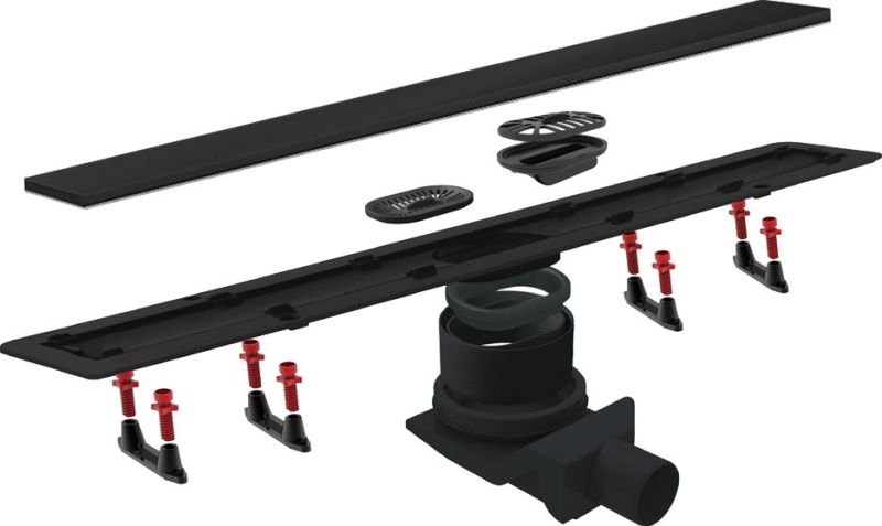 Душевой лоток Pestan Confluo Frameless Line 750 черный матовый 13701321