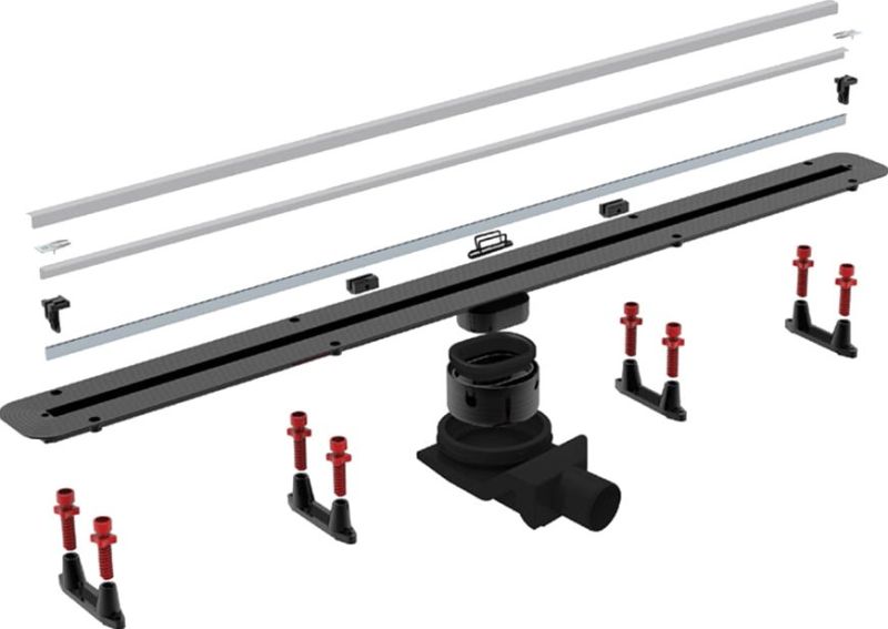 Душевой лоток Pestan Confluo Slim Line 750+ 13100028 с решеткой Хром матовый Душевой лоток Pestan Confluo Slim Line 750+ 13100028 с решеткой Хром матовый