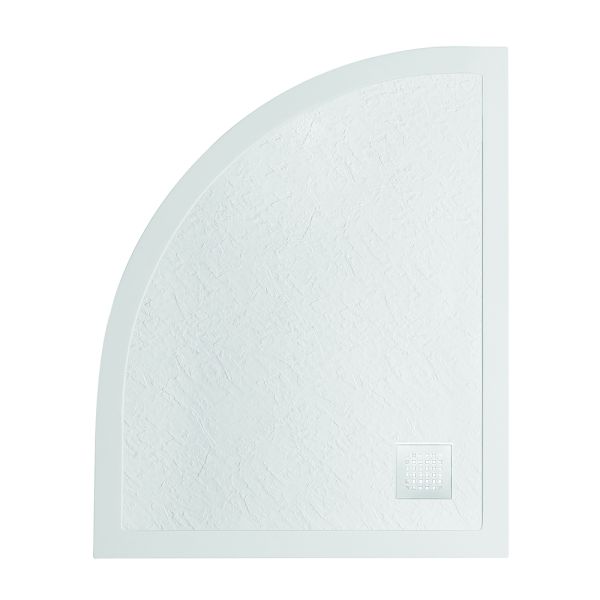 Душевой поддон BelBagno UNO TRAY-MR-UNO-RH-120/90-550-35-W-R-BO из искусственного мрамора в комплекте с сифоном