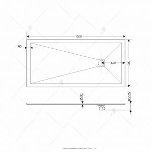 Душевой поддон RGW ST-G 16152913-02 90x130см графит