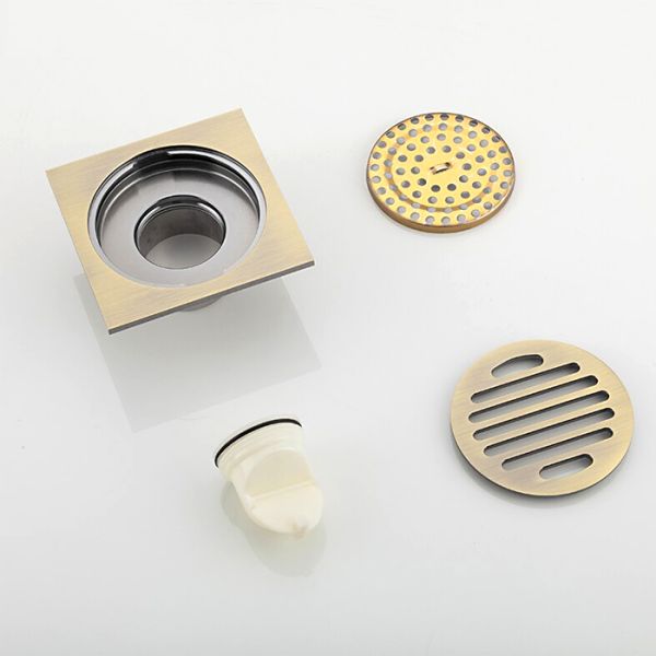 Душевой трап Gappo G81001-4 бронза Душевой трап Gappo G81001-4 бронза