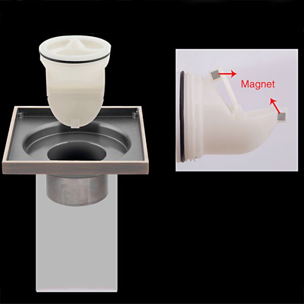 Душевой трап Gappo G81001-4 бронза Душевой трап Gappo G81001-4 бронза