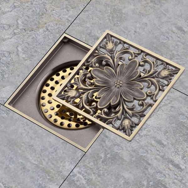 Душевой трап Gappo G81003-4 бронза Душевой трап Gappo G81003-4 бронза