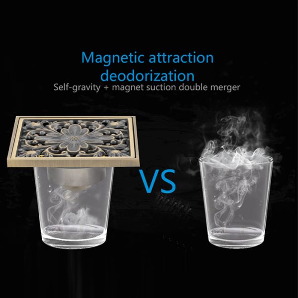 Душевой трап Gappo G81003-4 бронза Душевой трап Gappo G81003-4 бронза