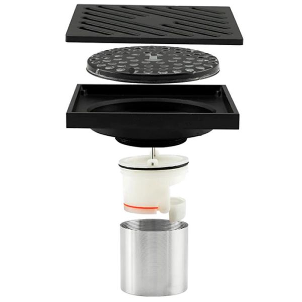 Душевой трап Gappo G81050-6 чёрный