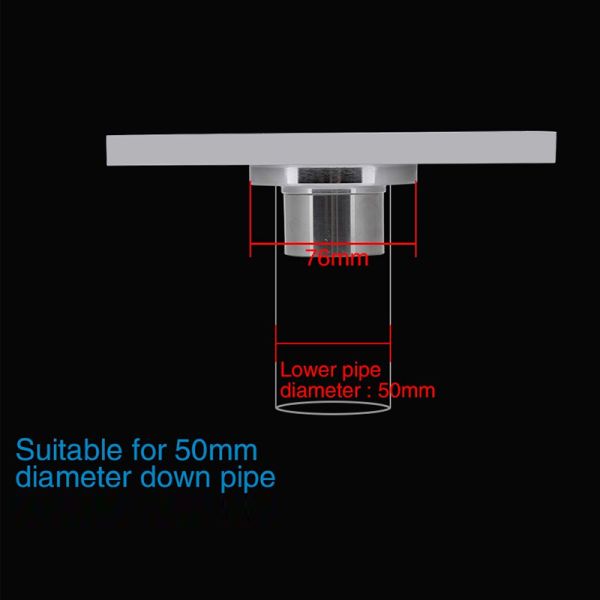 Душевой трап Gappo G82050 хром