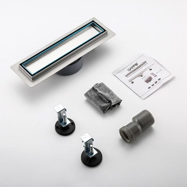 Душевой лоток Gappo G83007-4 30 см сатин