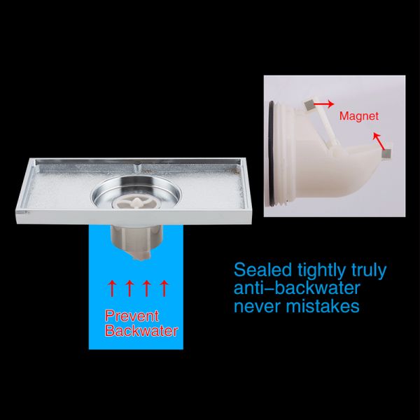 Душевой трап Gappo G83050 хром