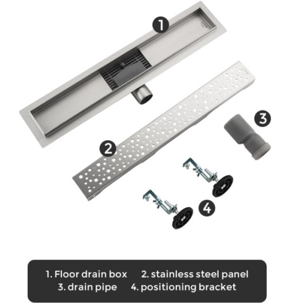 Душевой лоток Gappo G85007-2 50 см сатин