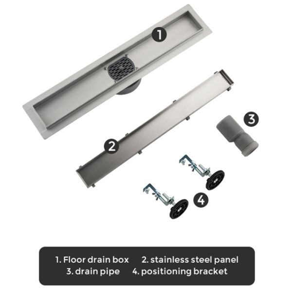 Душевой лоток Gappo G85007-4 50 см сатин