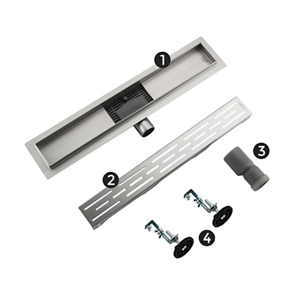 Душевой лоток Gappo G86007-1 60 см сатин