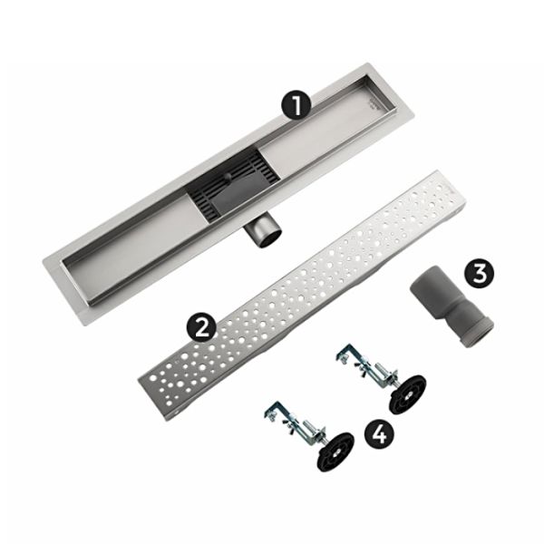 Душевой лоток Gappo G86007-2 60 см сатин