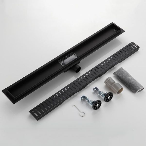 Душевой лоток Gappo G88007-36 80 см чёрный