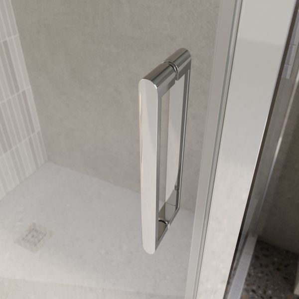 Душевой уголок BelBagno LUCE-A-1-100/100-C-Cr хром