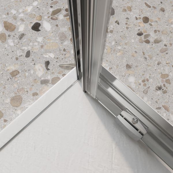 Душевой уголок BelBagno LUCE-A-1-100/100-C-Cr хром