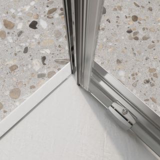 Душевой уголок BelBagno LUCE-AH-1-100/90-C-Cr хром