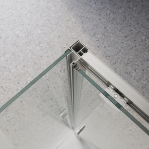 Душевой уголок BelBagno LUCE-AH-1-120/100-C-Cr хром
