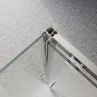 Душевой уголок BelBagno LUCE-AH-1-120/90-C-Cr хром