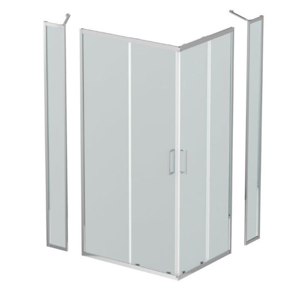 Душевой уголок BelBagno LUCE-AH-22-130/110-C-Cr хром Душевой уголок BelBagno LUCE-AH-22-130/110-C-Cr хром