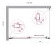 Душевой уголок BelBagno LUCE-AH-1-120/90-C-Cr хром